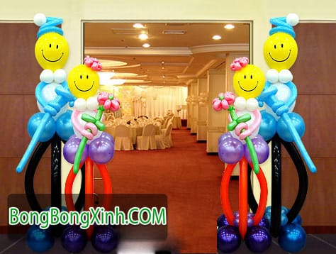 Trụ bong bóng 072 nghệ thuật đẹp Trụ bong bóng 072 nghệ thuật đẹp