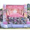 Backdrop tiệc cưới hồng hạc BBX294