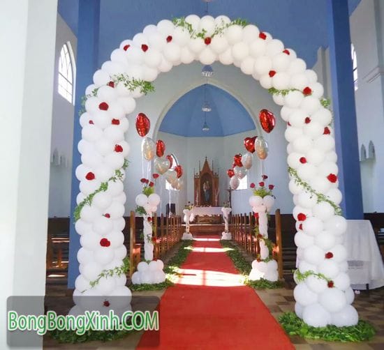 Cổng chào trang trí lễ cưới màu trắng CA100 Cổng chào trang trí lễ cưới màu trắng CA100