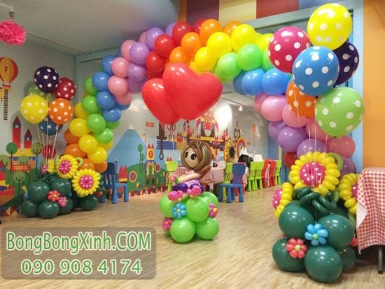 Cổng chào bong bóng trang trí sinh nhật nghệ thuật CB137 Cổng chào bong bóng trang trí sinh nhật nghệ thuật CB137