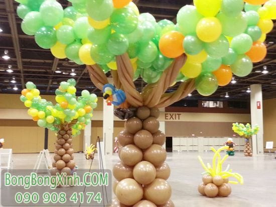 Bong bóng tạo hình cây xanh độc đáo TH110 Bong bóng tạo hình cây xanh độc đáo TH110