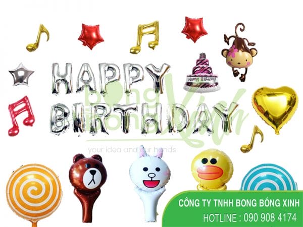 Bong bóng bạc đáng yêu cho bé BBBN116 Bong bóng bạc đáng yêu cho bé BBBN116