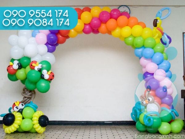 Trang trí cổng chào sinh nhật CB144 Trang trí cổng chào sinh nhật CB144