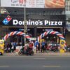 Cổng chào sự kiện kép trang trí Domino Pizza BBX177