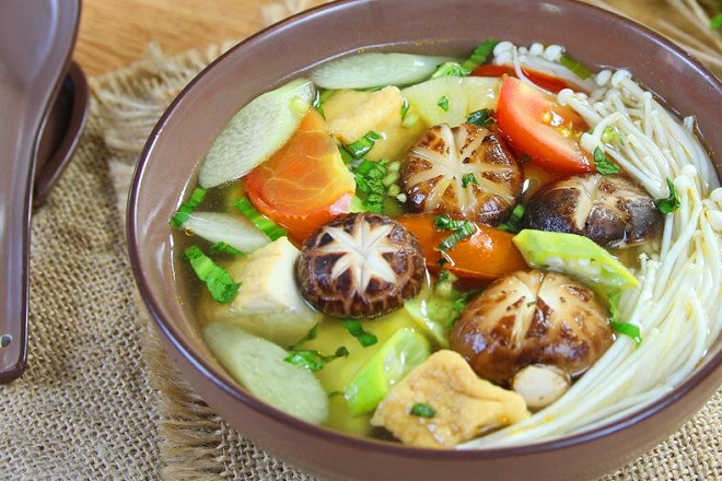 Canh chua chay thanh đạm với 4 cách nấu phong phú chống ngán Canh chua nấm ngon