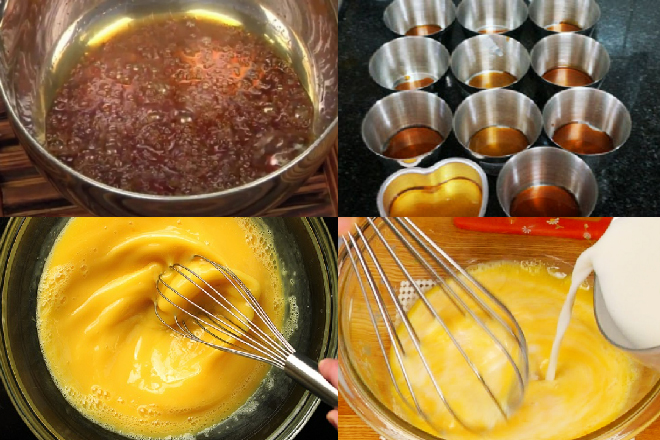 3 cách làm bánh flan ngon dễ làm cho trẻ em Làm bánh flan caramen