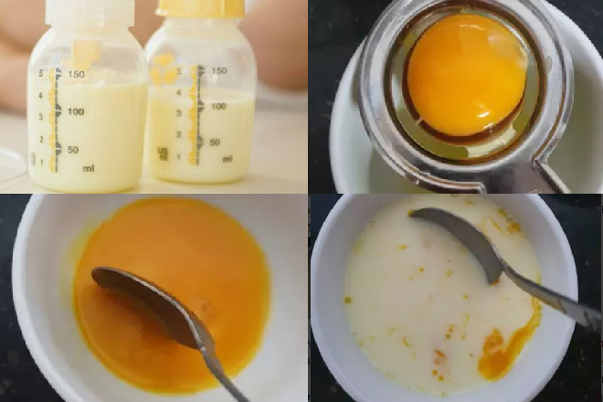 3 cách làm bánh flan ngon dễ làm cho trẻ em Trộn trứng với sữa để làm bánh flan